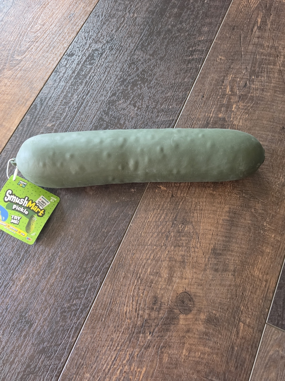 SmushMart Giant Pickle Squishy Stress Toy Jumbo Squeeze Fidget Sensory Toy